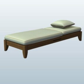 Pool-Lounge-Stuhl 3D-Modell
