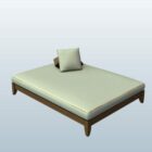 Quadratisches Bett