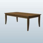 Rechteckiger Tisch aus Holz