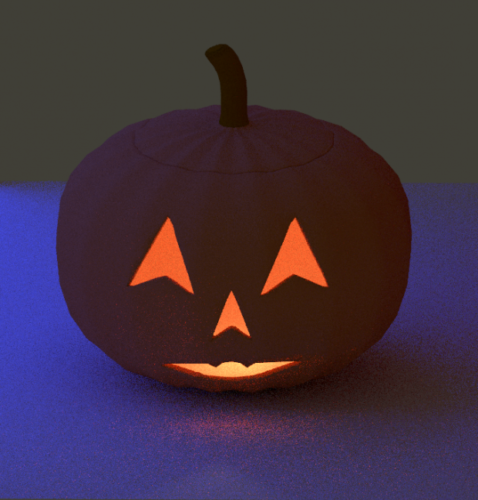 Halloween Pumpkin With Lighting