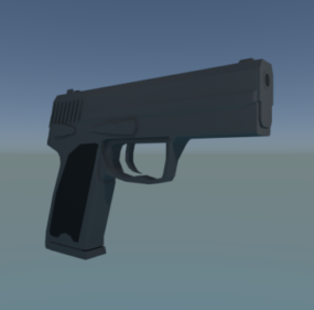 香港USP手枪3D模型