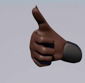 Human Hand Rigged 3d model