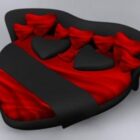 Heart Shaped Bed