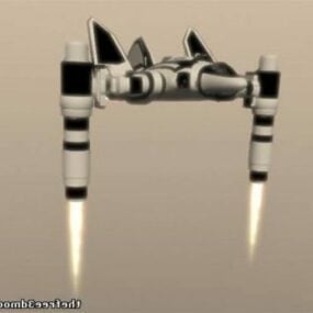 Mars zwaar luchtschip 3D-model
