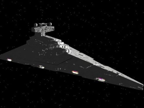 Imperial Star Spaceship Destroyer Free 3d Model 3ds Max Obj Open3dmodel