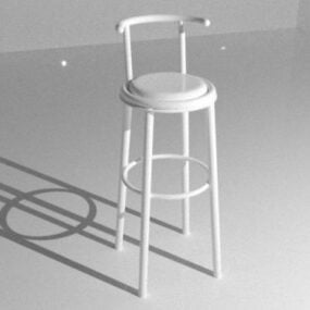 Chaise de bar haute modèle 3D