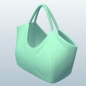 3д модель сумки Хобо Женская мода