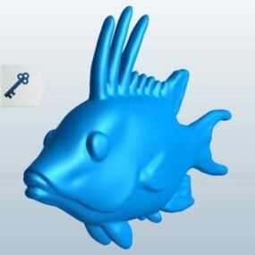 Modello 3d animale stampabile Hogfish