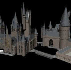 Hogwarts castlemodello 3d