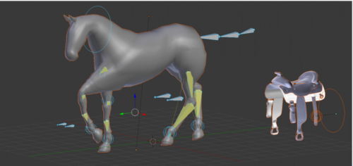 Horse With Rigged