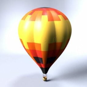 Hot Air Balloon V1 3d model
