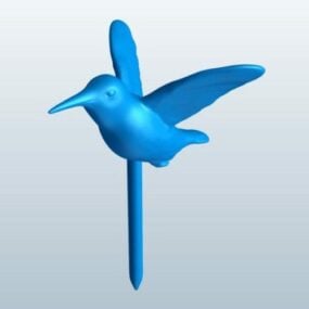 Hummingbird Sculpture 3d model