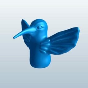 Hummingbird pöytäastiat 3d-malli