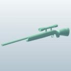 Hunting Rifle With Scope