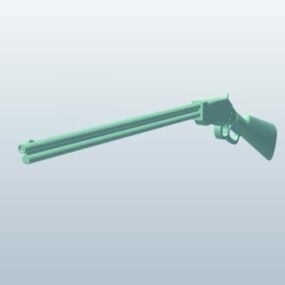 Mp5 Silencer Gun 3d-model
