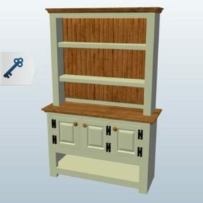 Hutch Wall Cabinet 3d model