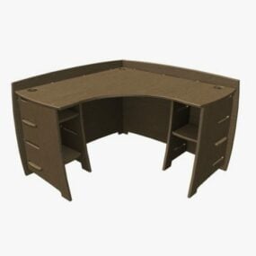 Hutch Corner Furniture 3d model