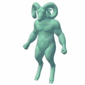 Hybrid Goat Creature Character 3d model