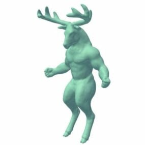 Creature Deer Buck Character 3d model