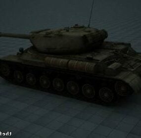 IS4 ロシア戦車 3D モデル