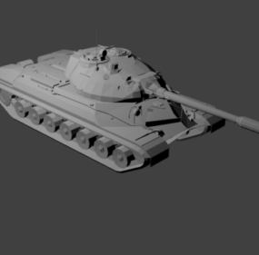 نموذج الدبابة الألمانية Ww2 Tiger 1 ثلاثي الأبعاد