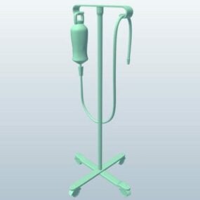 Hospital Stand Accessories 3d model