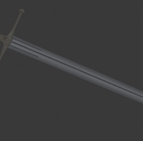 Model 3D lodowego miecza Neda Starka