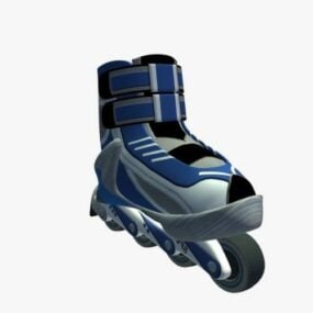 スポーツインラインスケート3Dモデル