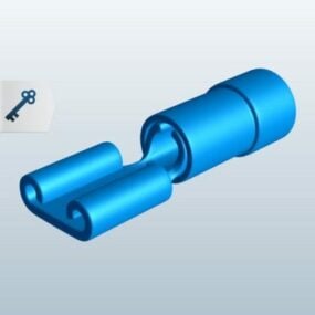 Insulated Crimp Connector 3d model