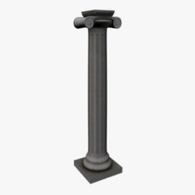 Greek Ionic Column 3d model