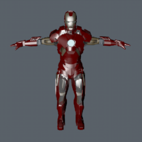 3д модель Бронированного Железного Человека Марка