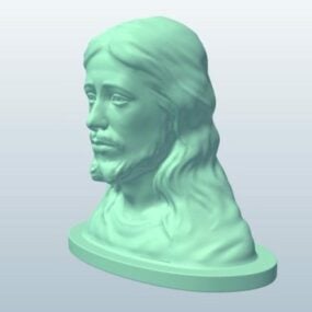 Oud standbeeld Gutenberg beroemd personage 3D-model