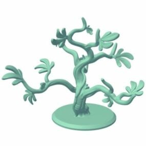 Jewelry Tree Decoration 3d model