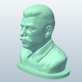 Josif Stalinin rintakuva 3d-malli