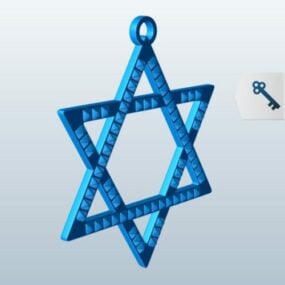 Yahudilik Simgesi 3D modeli