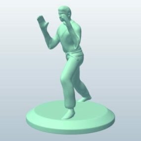 Judo postura deporte modelo 3d