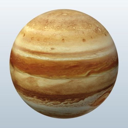 Realistický Jupiter