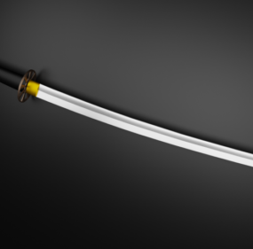Modello 1d della spada giapponese Katana V3