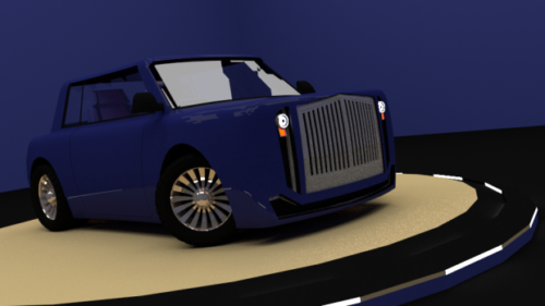 Car Rolls Royce Style