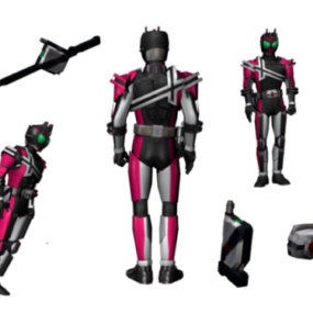 Kamen Rider Character V1 3d model