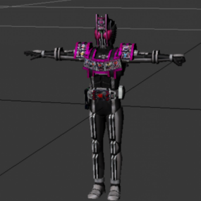 Kamen Rider Robotkarakter 3D-model