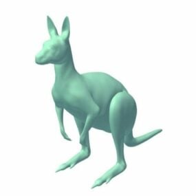 Kangaroo Lowpoly модель 3d