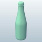 Lowpoly Bottle Glass