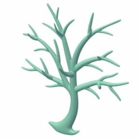 Branches d'arbres sèches décoratives modèle 3D