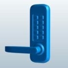 Keypad Handle Door Lock