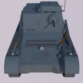 نموذج دبابة Pzbfwg ثلاثي الأبعاد