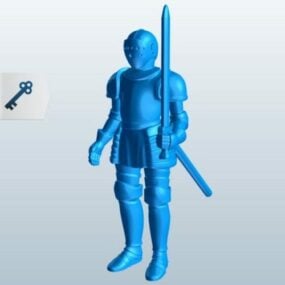 Knight Character Printbar 3d-model