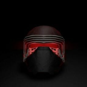 Scifi Tech Helmet 3d-malli