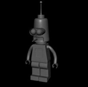 Lego Bender Robot 3d-model