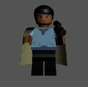 Lego Lando Character 3d model